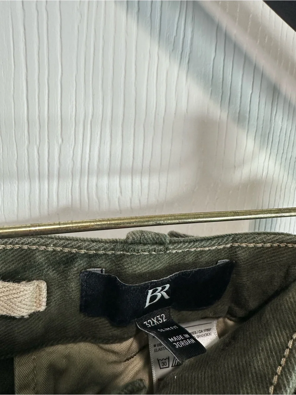 Banana Republic Men's Olive Green Cargo Pants
